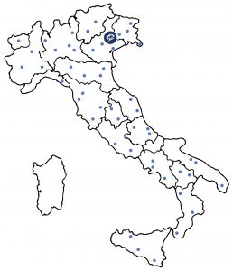 Cartina Italia Rete di distribuzione